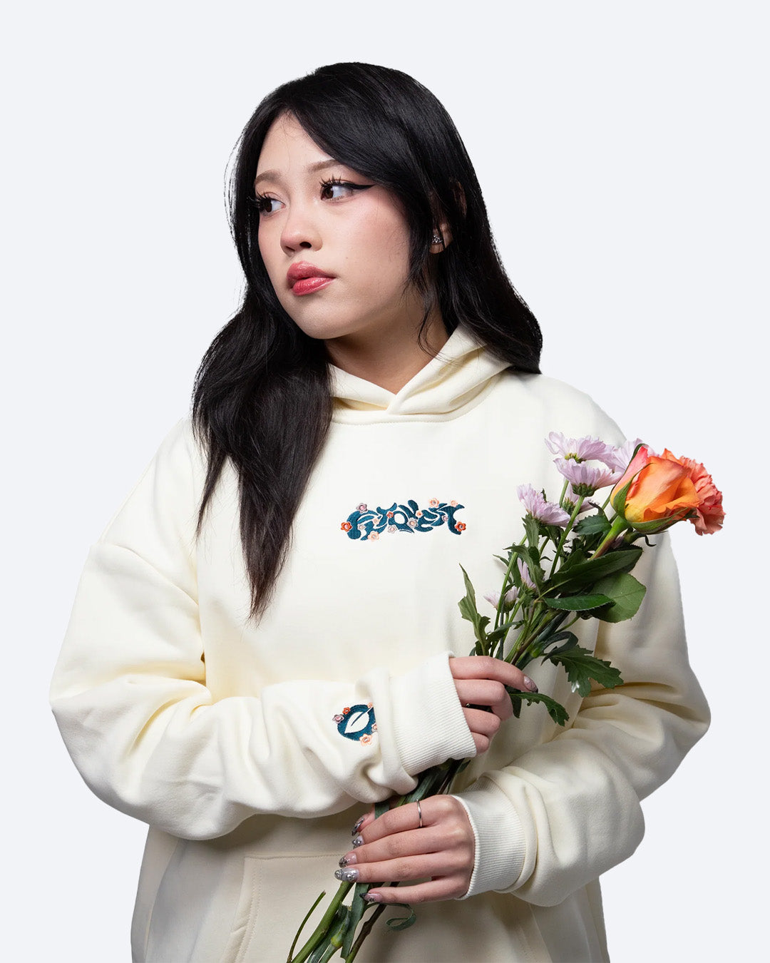 Bloom Hoodie Cream