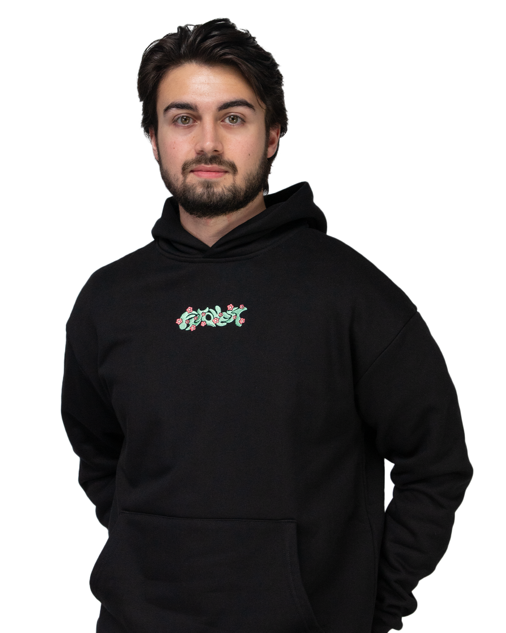 Bloom Hoodie Black