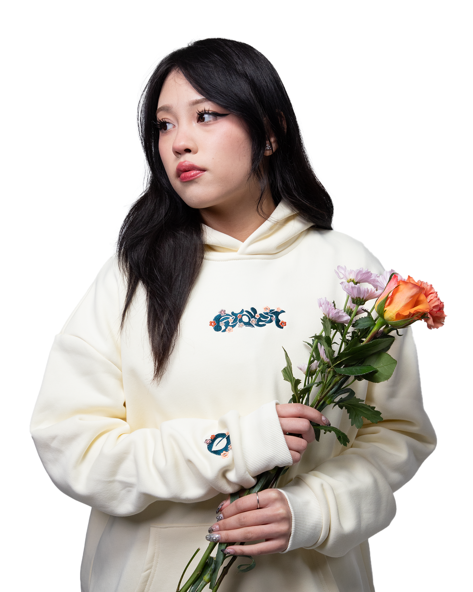 Bloom Hoodie Cream