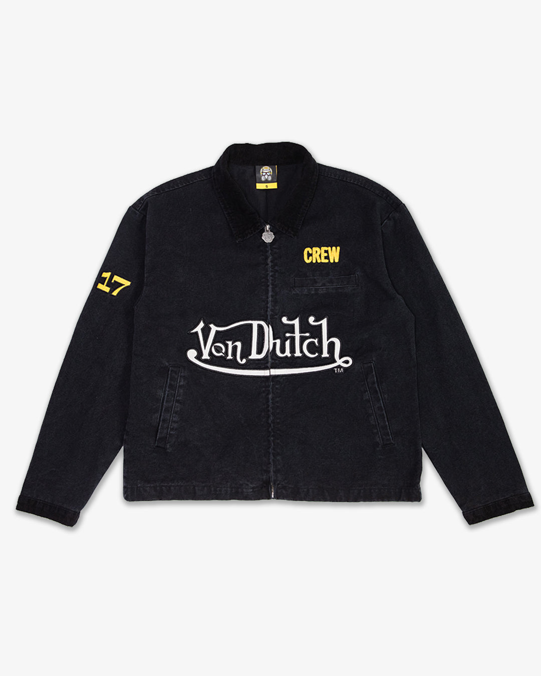 FlyQuest x Von Dutch Crew Jacket Black
