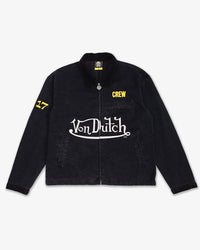 FlyQuest x Von Dutch Crew Jacket Black