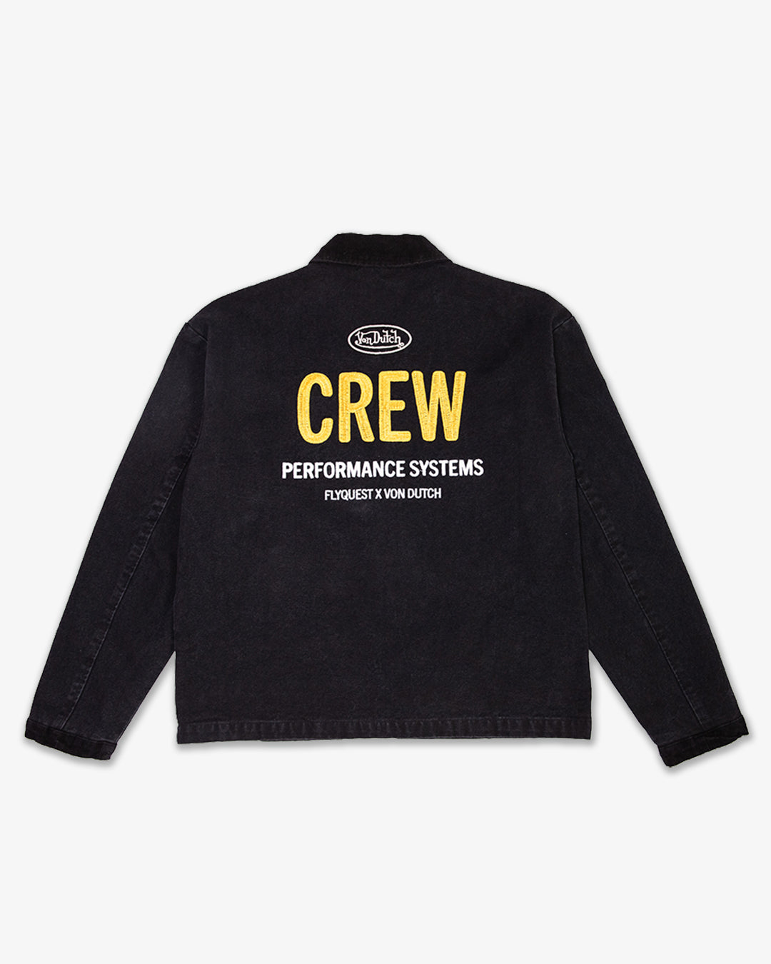 FlyQuest x Von Dutch Crew Jacket Black
