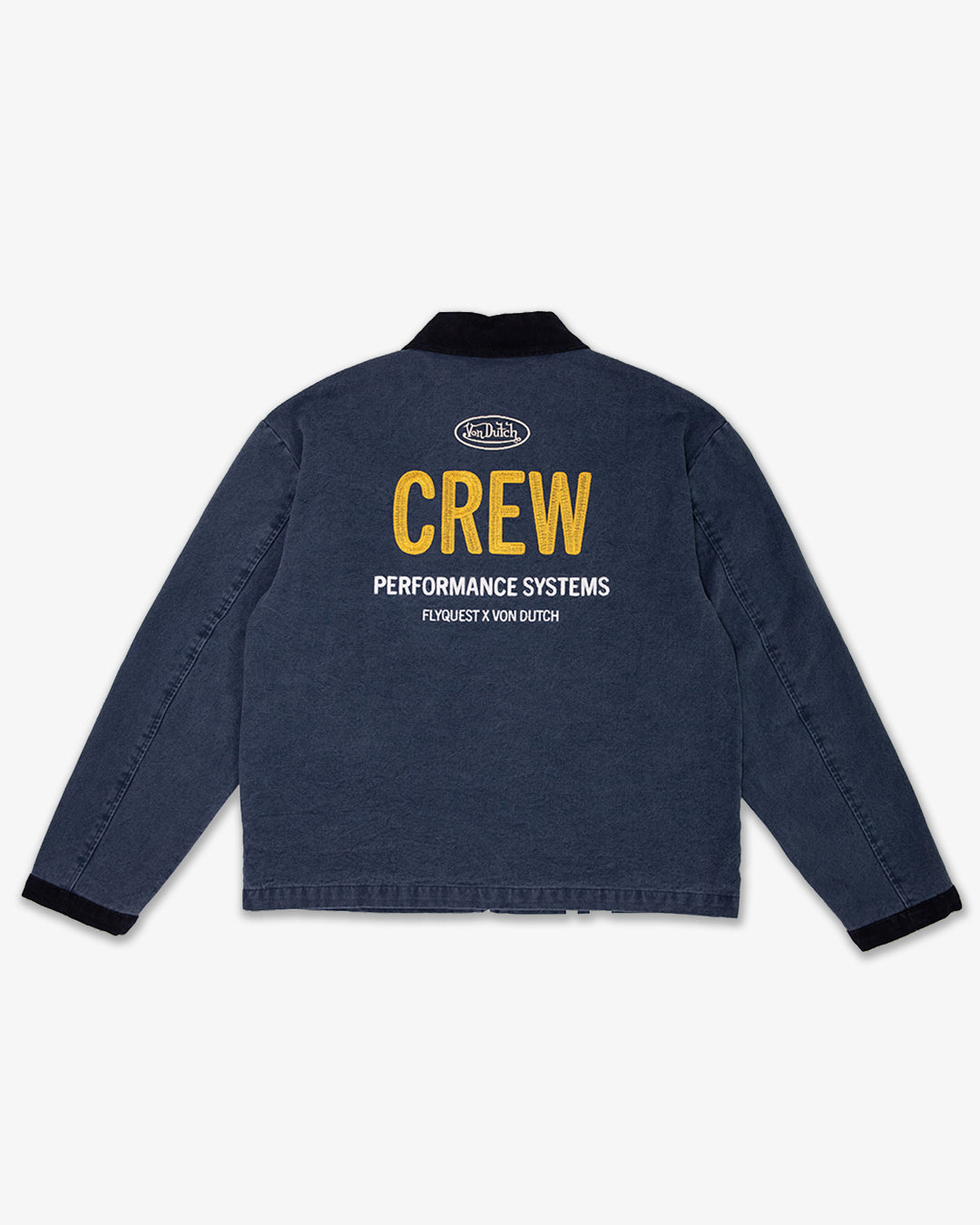 FlyQuest x Von Dutch Crew Jacket Blue