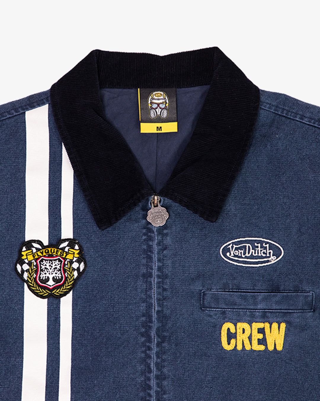 FlyQuest x Von Dutch Crew Jacket Blue
