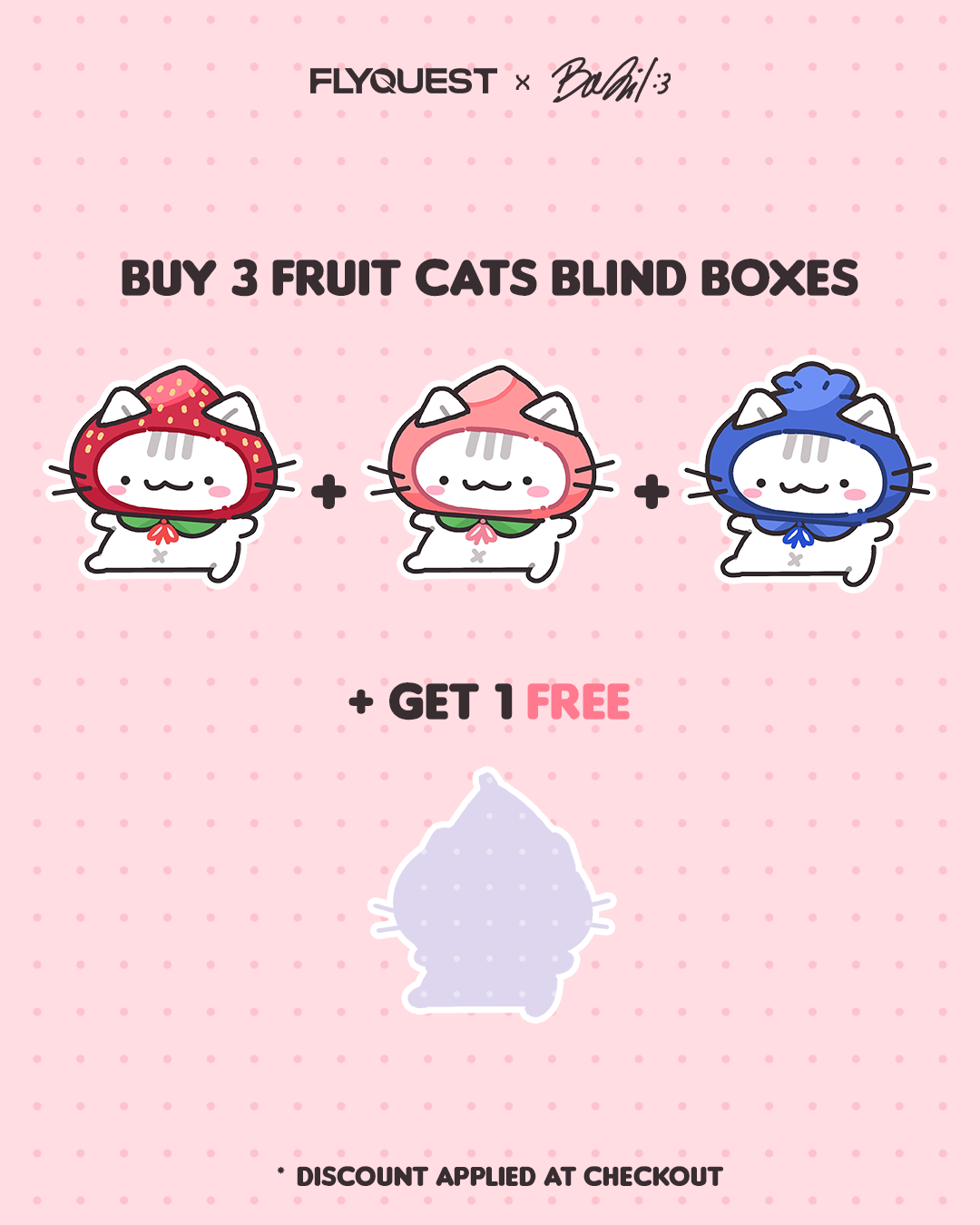Basil Fruit Cats: Collectible Plush Blind Box