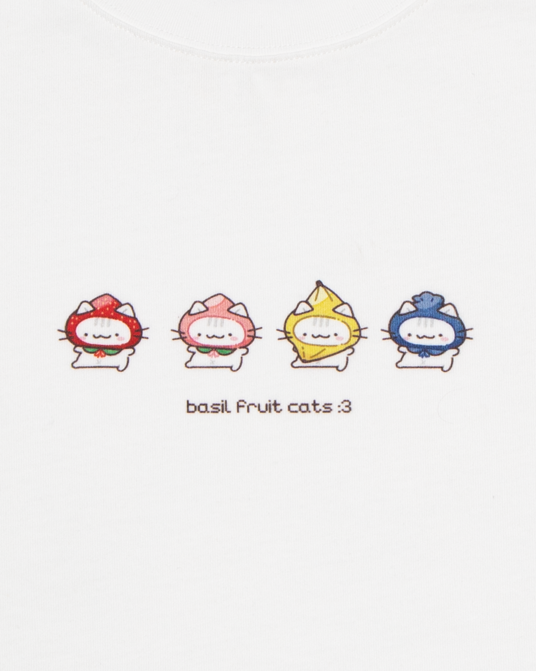 Basil Fruit Cats Tee