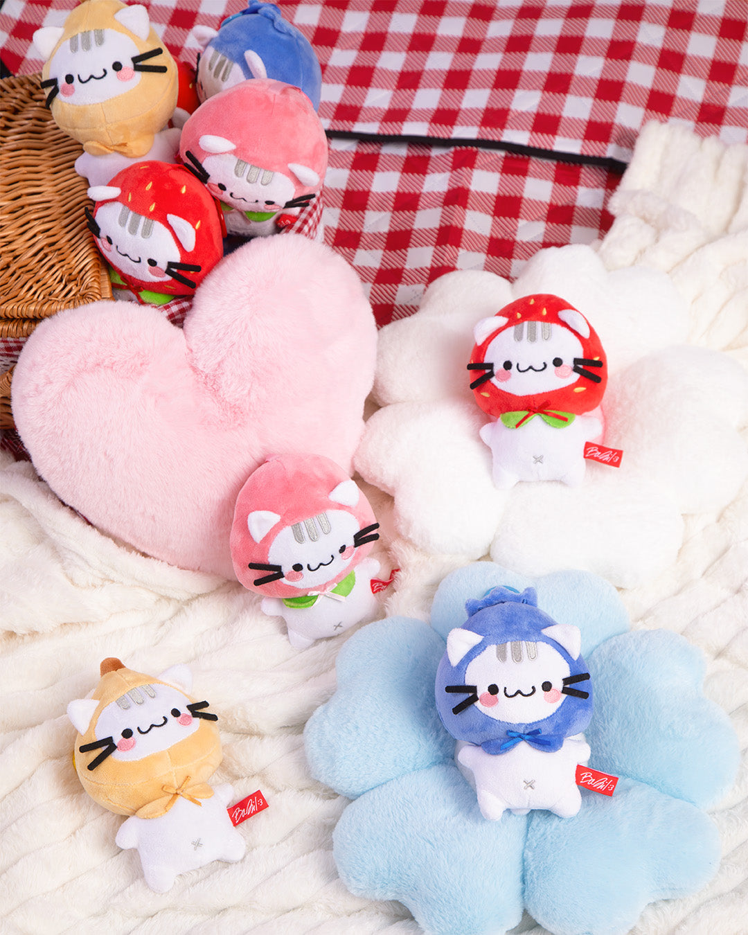 Basil Fruit Cats: Collectible Plush Blind Box