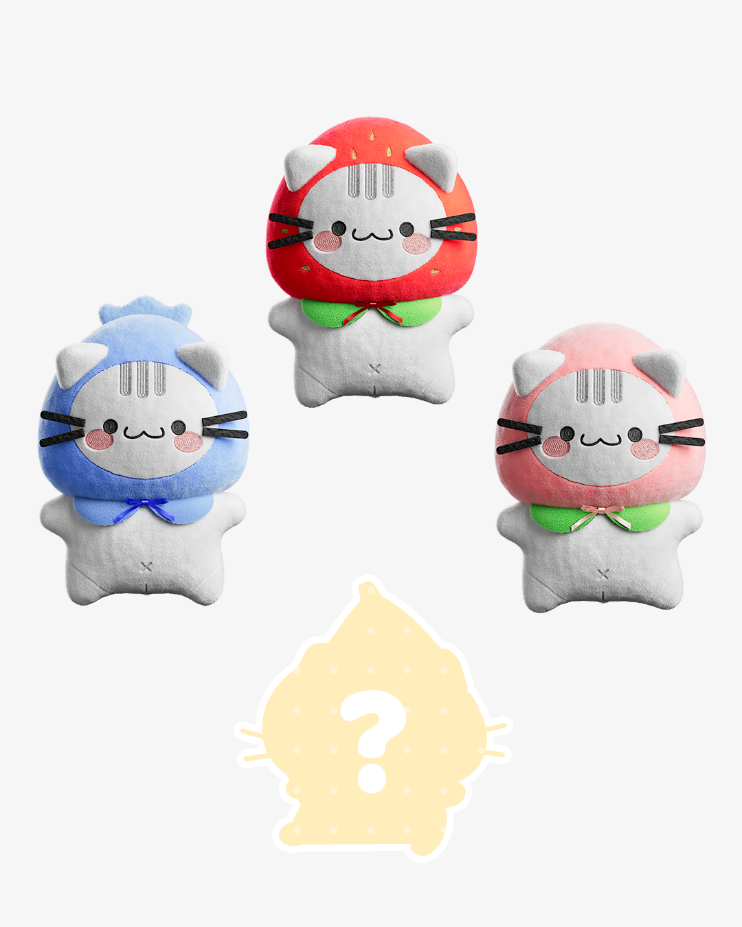 Basil Fruit Cats: Collectible Plush Blind Box