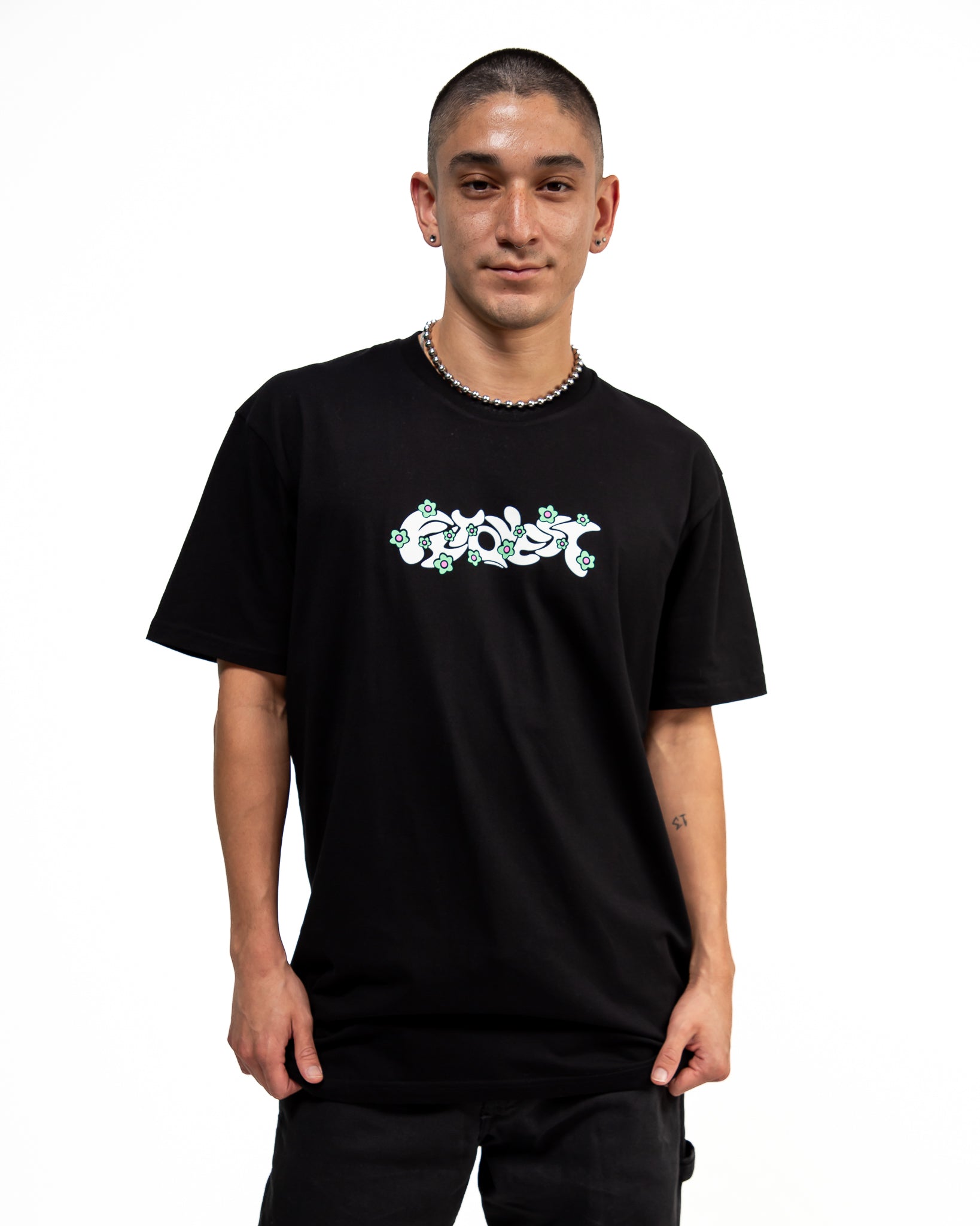 Bloom Tee Black