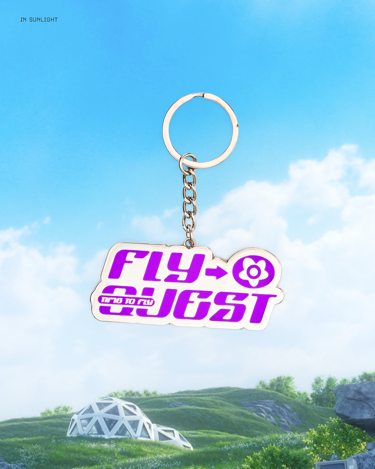 SOLARPUNK UV Keychain