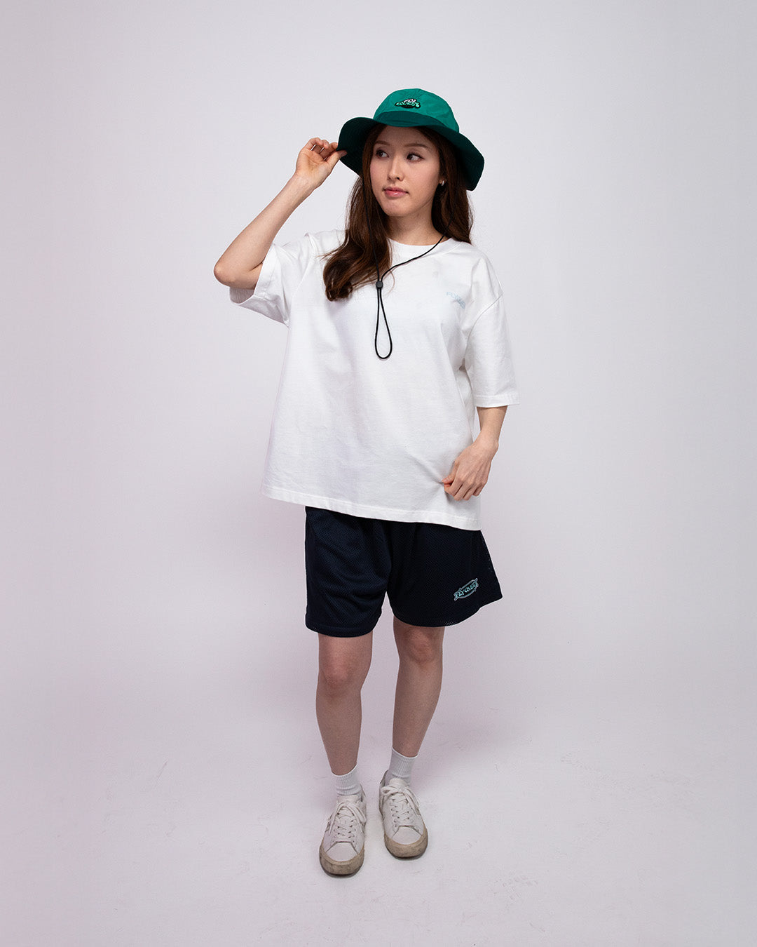 Green Colorblock Bucket Hat [Pre-Order , End of August]