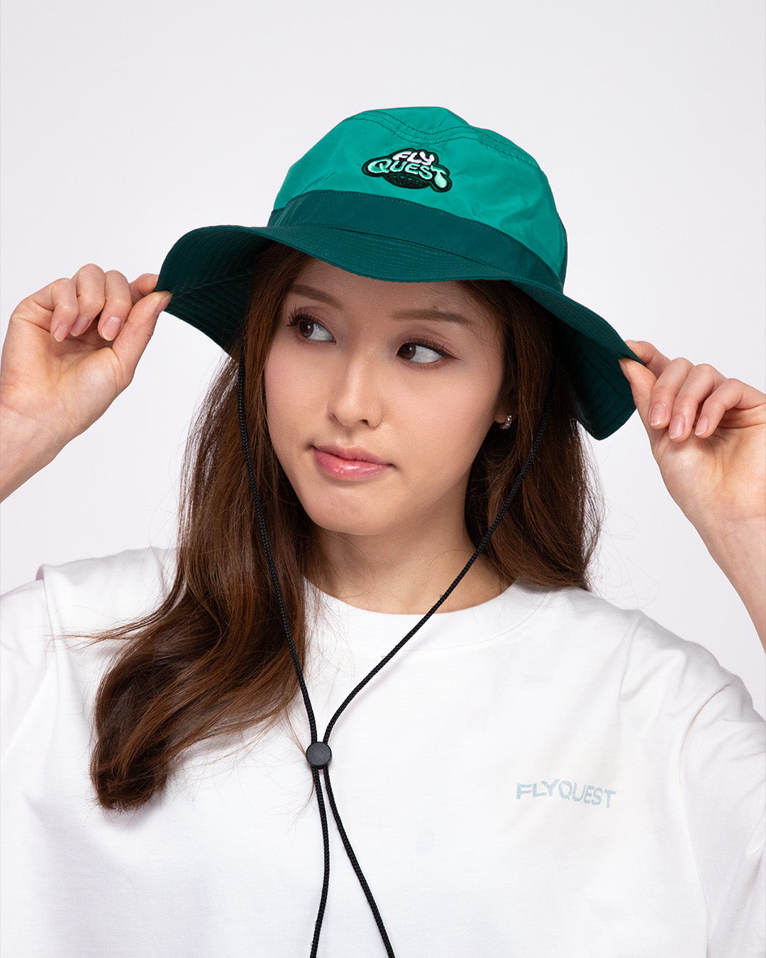 Green Colorblock Bucket Hat [Pre-Order , End of August]
