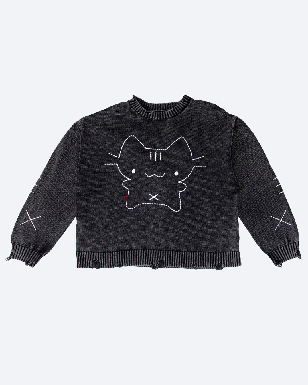 'cat scratched my sweater' knit