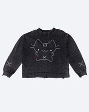 'cat scratched my sweater' knit