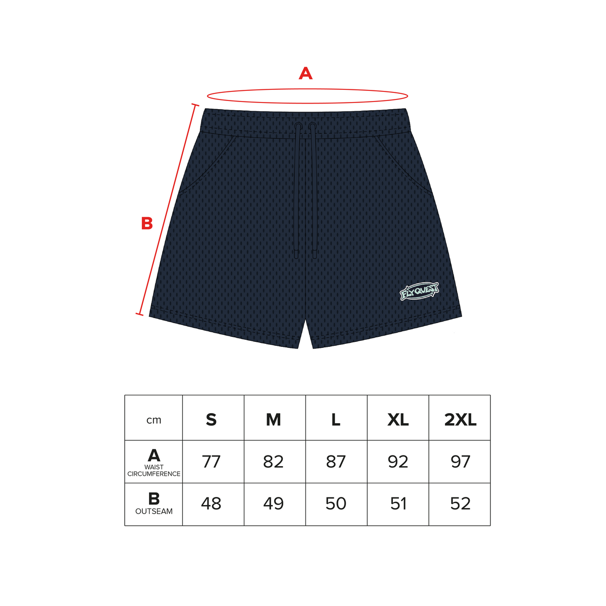 Navy Mesh Gym Shorts [Pre-Order , End of August]