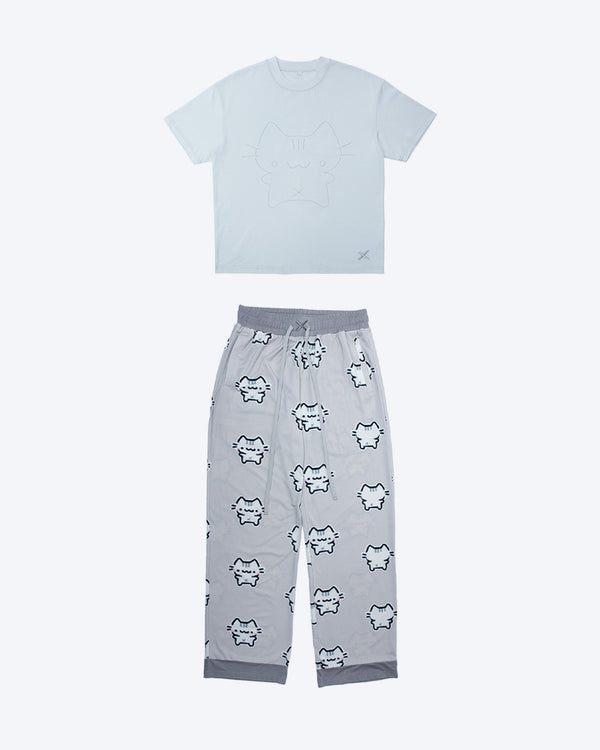 Coldest Cat Tee + PJ Bundle (Free Gift)
